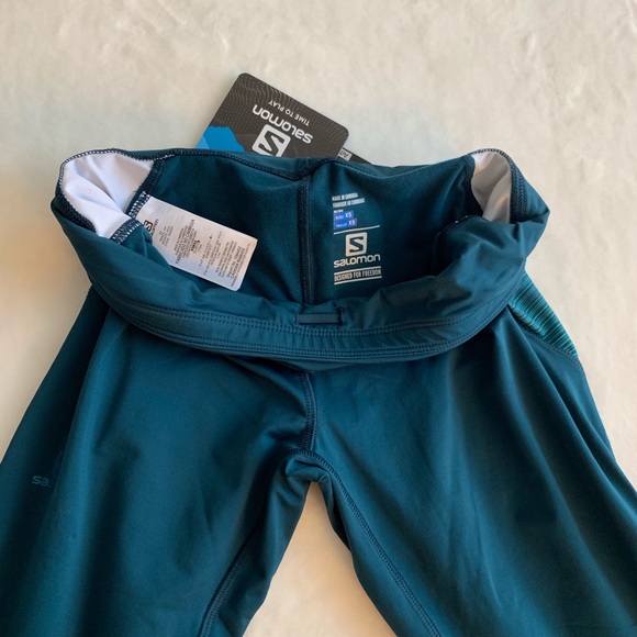 Salomon Agile Warm Tight in Reflecting Pond - Picture 4 of 5